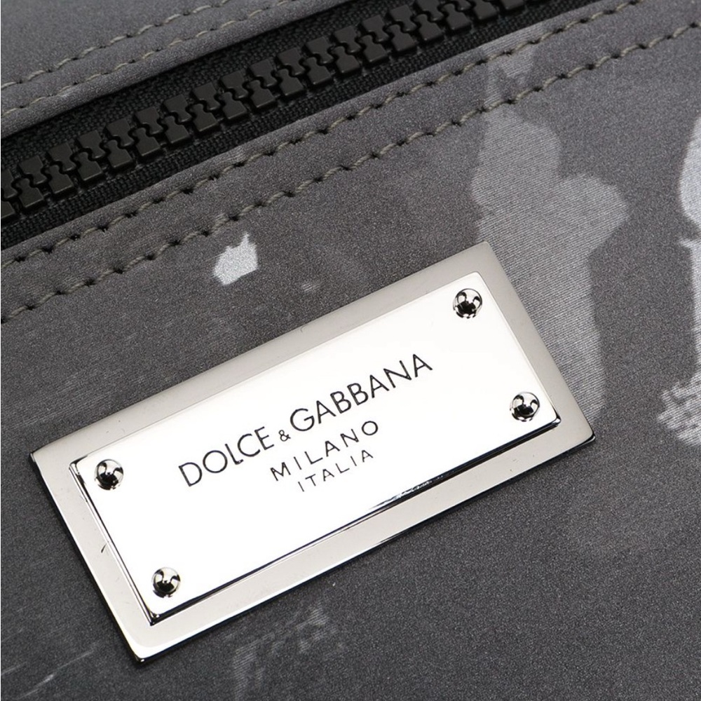Dolce & Gabbana Silver and Gray waist Bag